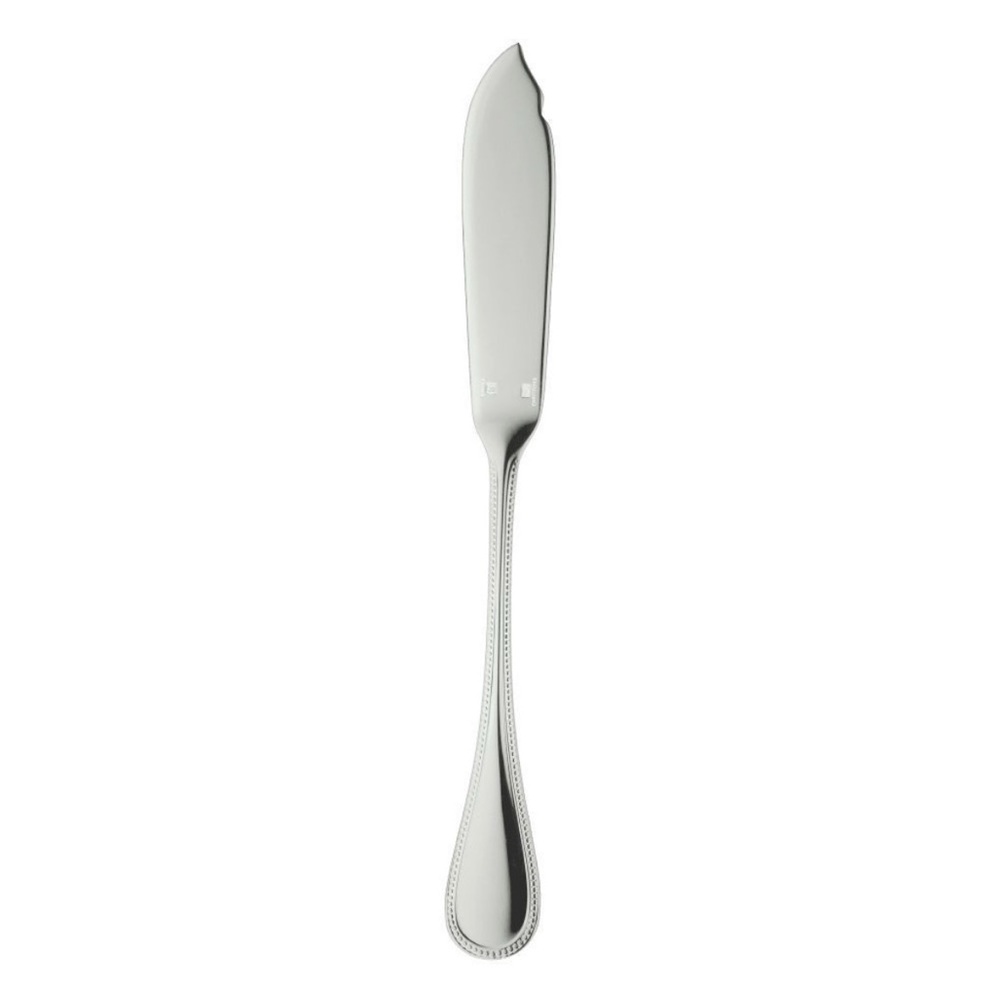 Silver-Plated  Christofle Fish Knife PERLES New (1)